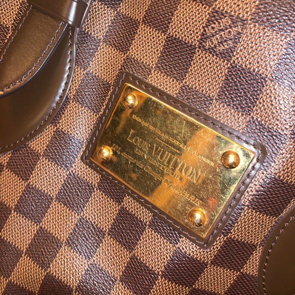 Authentic Louis Vuitton Damier Azur Hempstead MM - Picture 5 of 8